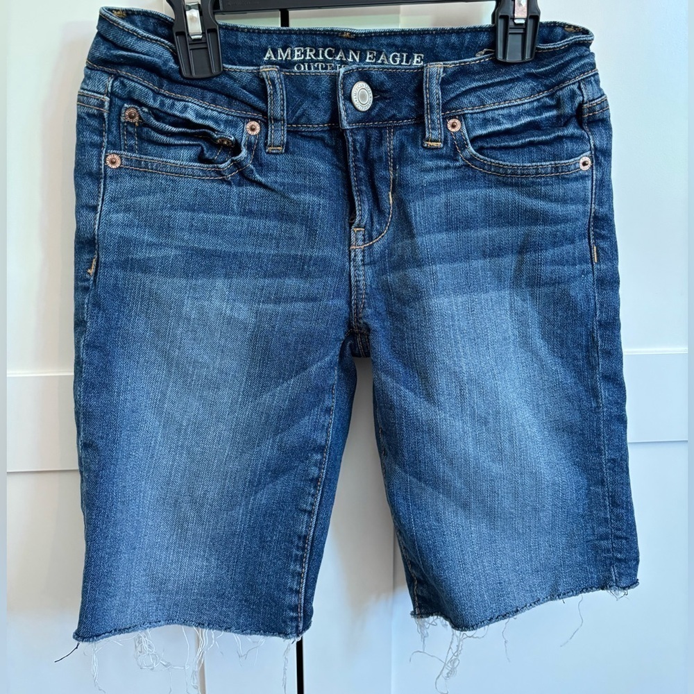 American Eagle stretch Jean shorts size 0